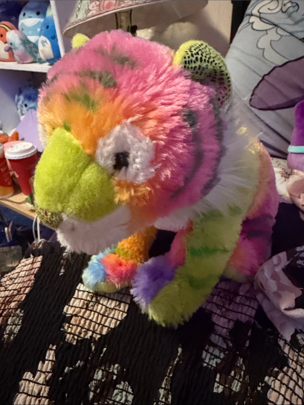 Wild Republic Rainbowkins Tiger 12" plush